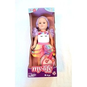 My Life As Arya Posable 18 inch Doll, Purple Hair, Blue Eyes NEW 5+